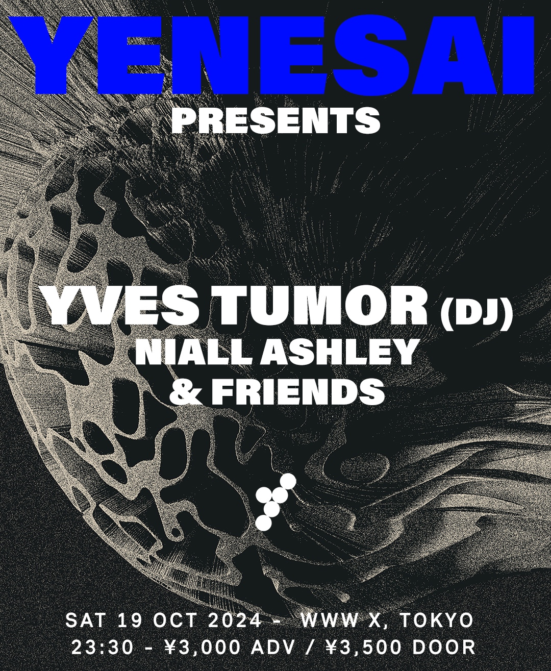 Yenesai Presents Yves Tumor in Tokyo, with Niall Ashley & friends 2024