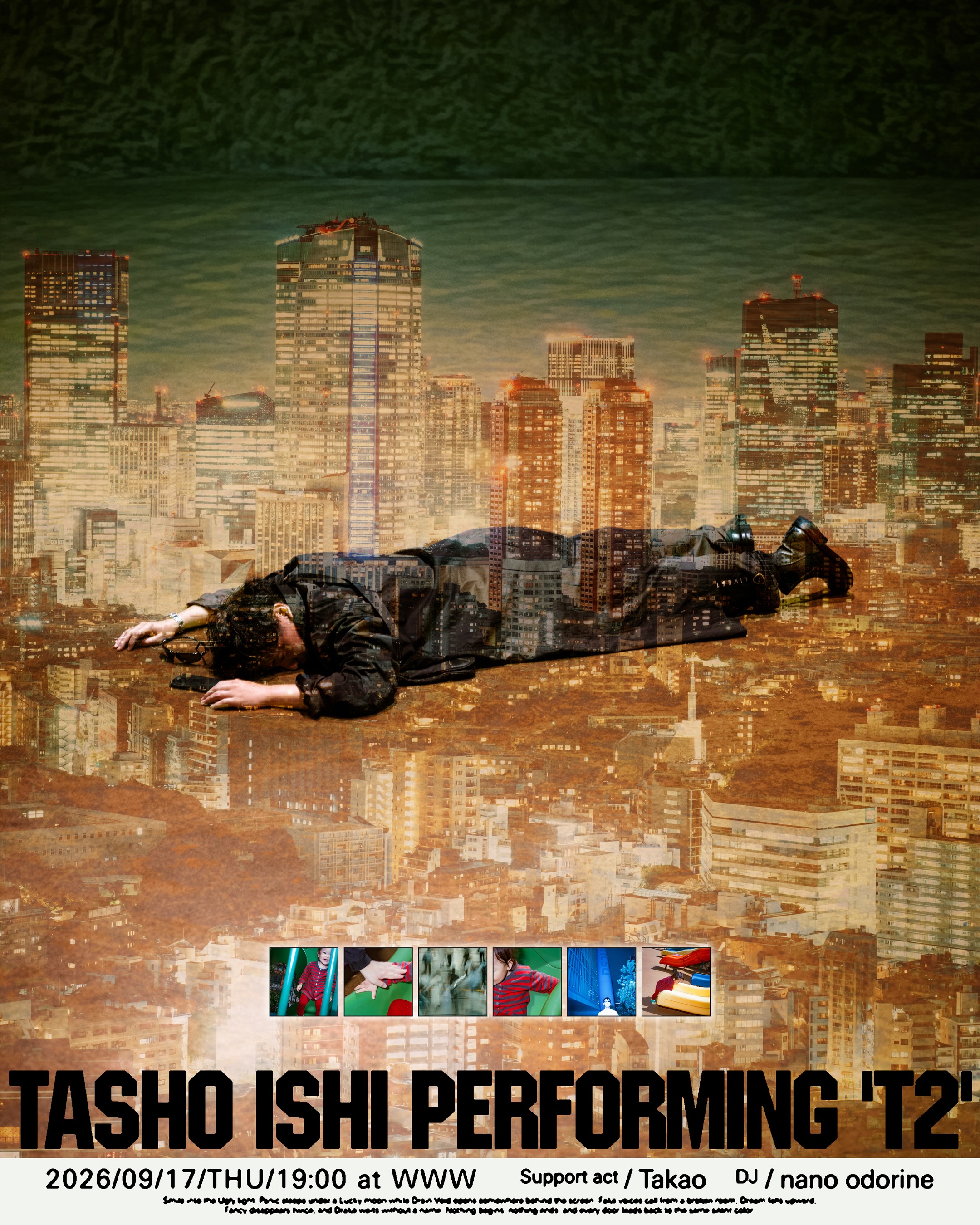 LIVE: Tasho Ishi  / support act: Takao / DJ: nano odorine