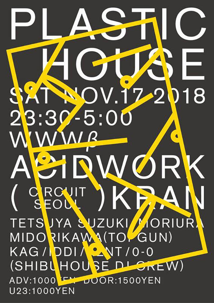 CIRCUIT SEOUL (ACIDWORK / KRAN ) / TOPGUN DJs (moriura / tetsuya suzuki / midorikawa) / SHIBUHOUSE DJ CREW (iddi / KENT / 0-0 / kag) / 