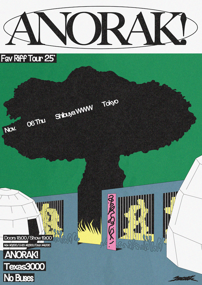 ANORAK! / Texas 3000 / No Buses