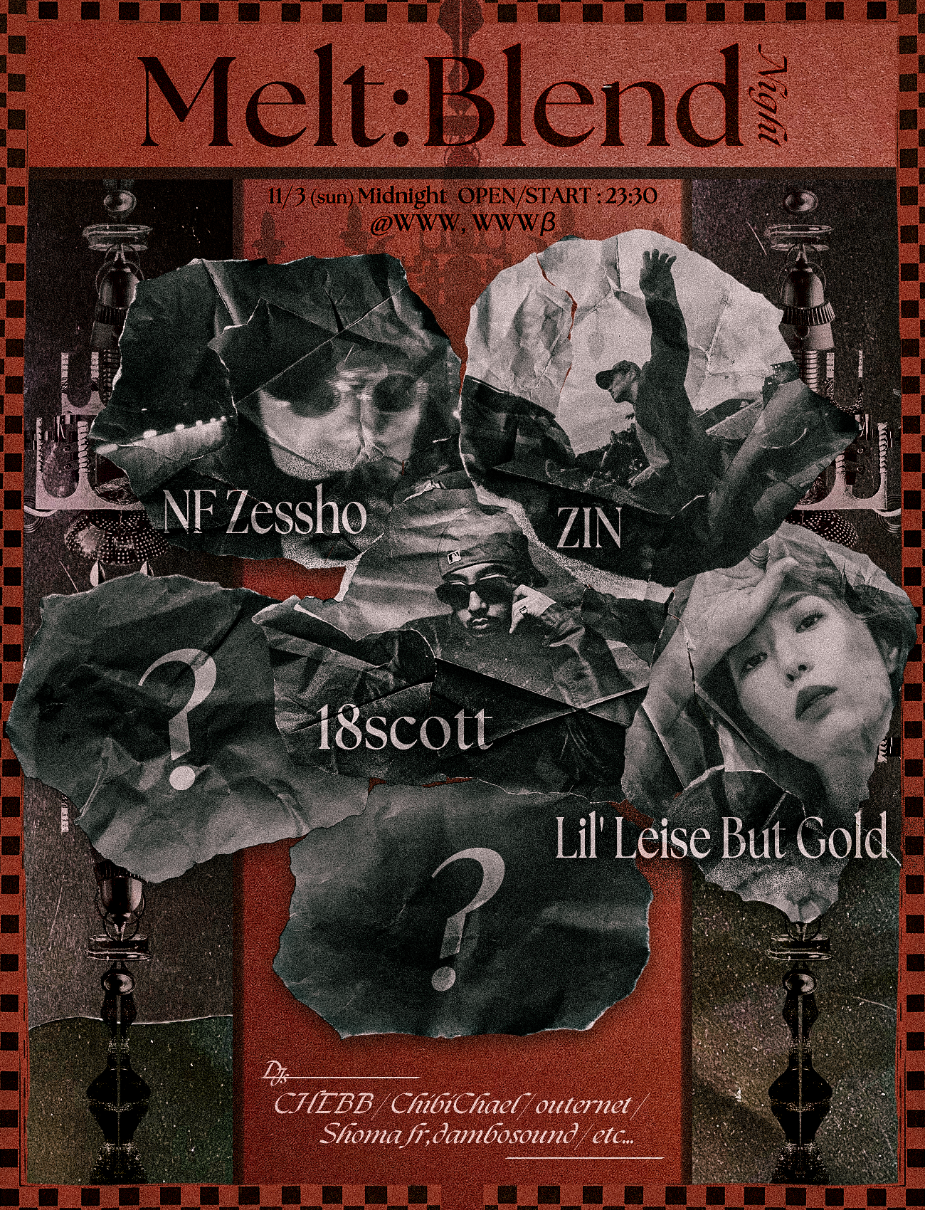 NF Zessho / Lil' Leise But Gold / ZIN / 18scott / CHEBB / ChibiChael / outernet / Shoma fr,dambosound