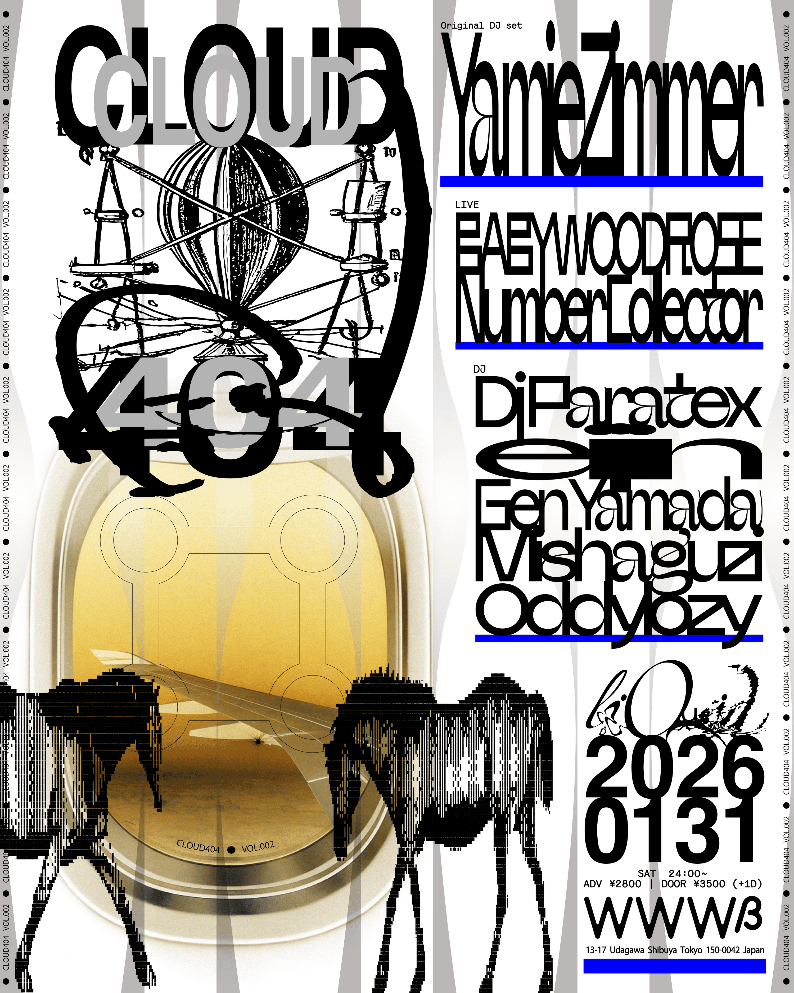 YamieZimmer / BABYWOODROSE / Number Collector / Dj Paratex / eijin / Gen Yamada / Mishaguzi / Oddy lozy