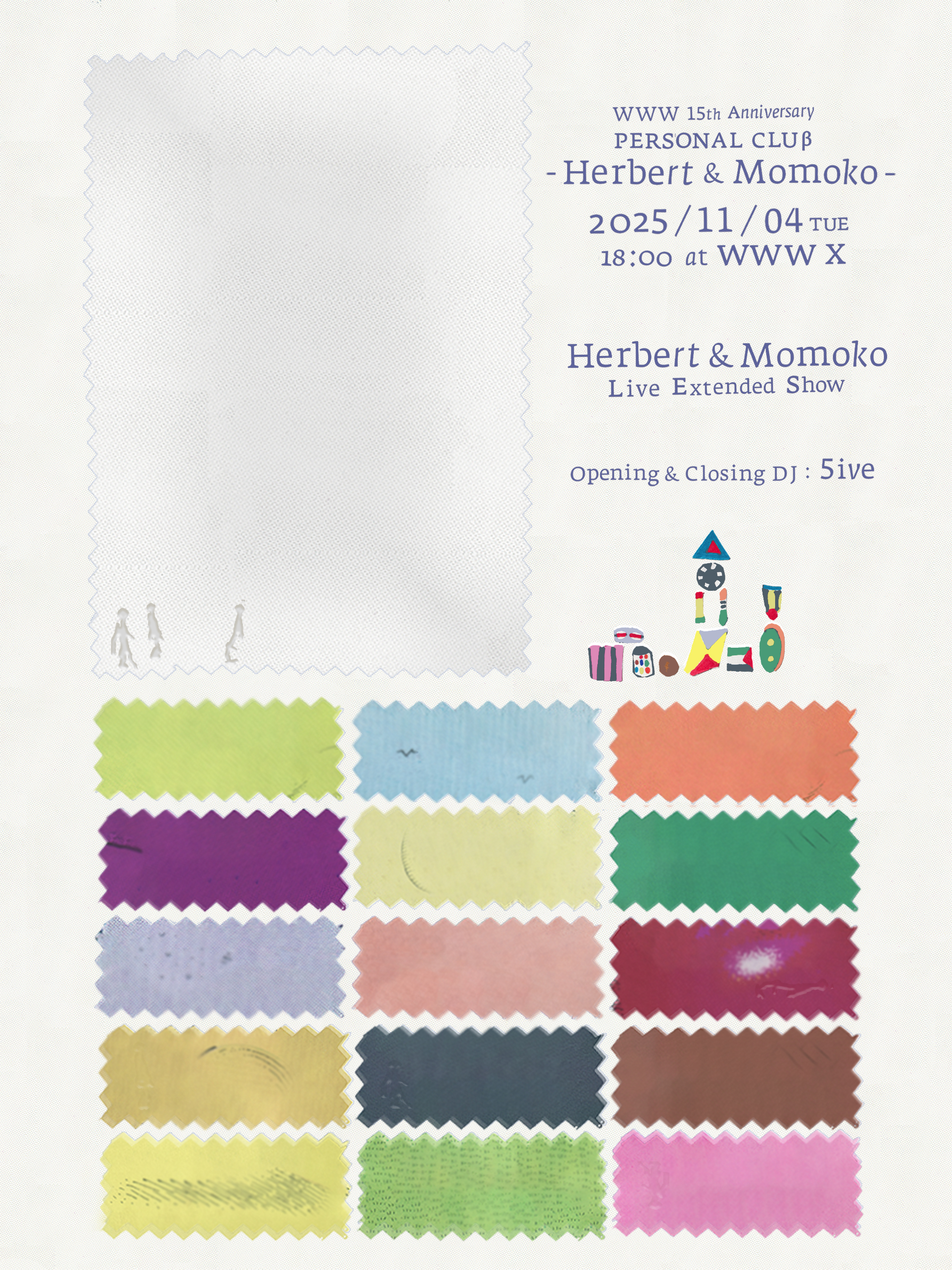 Herbert & Momoko: Live Extended Show / opening & closing DJ: 5ive [Thinner Groove]