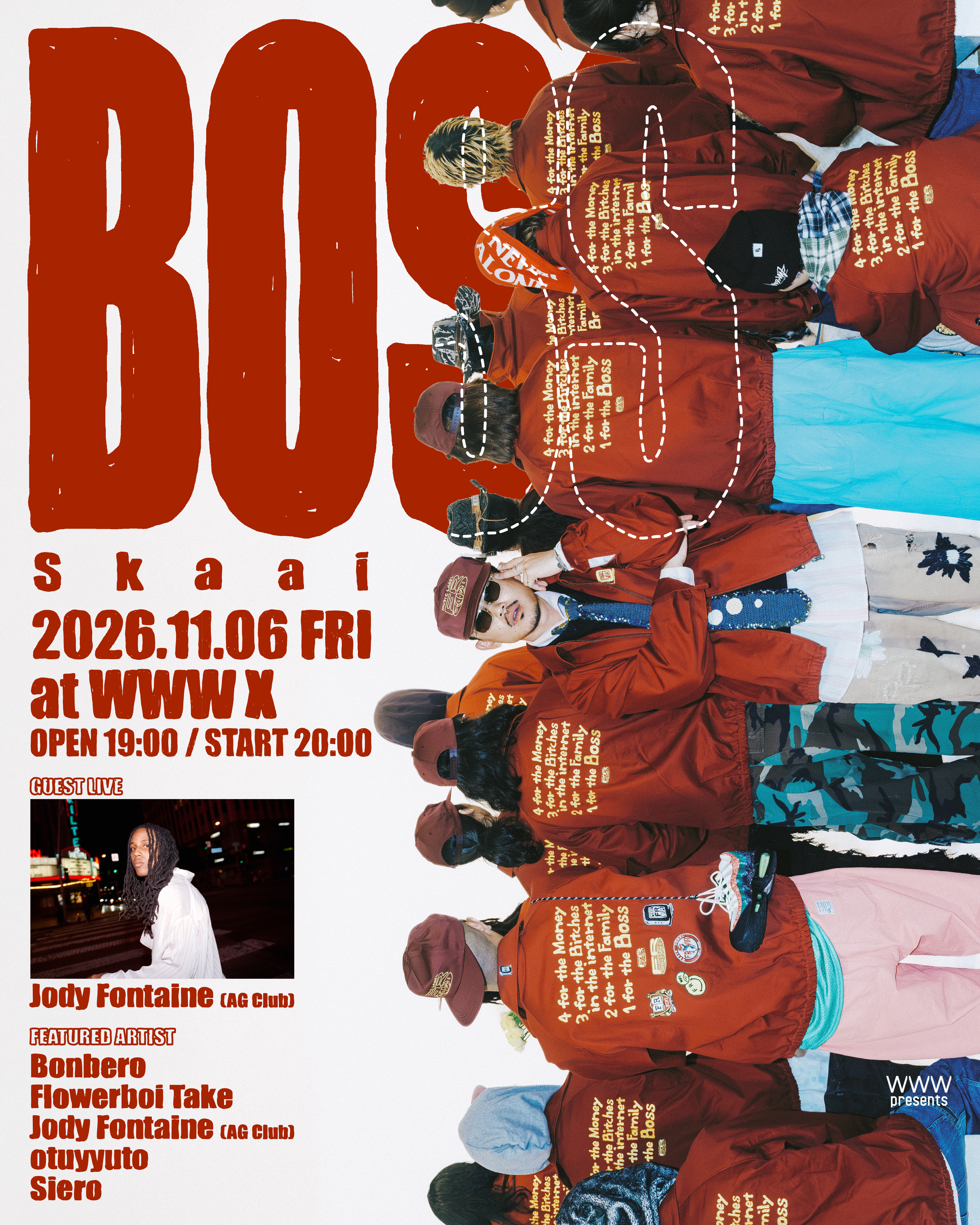Skaai / Jody Fontaine (AG Club) / Bonbero / Flowerboi Take / otuyyuto / Siero