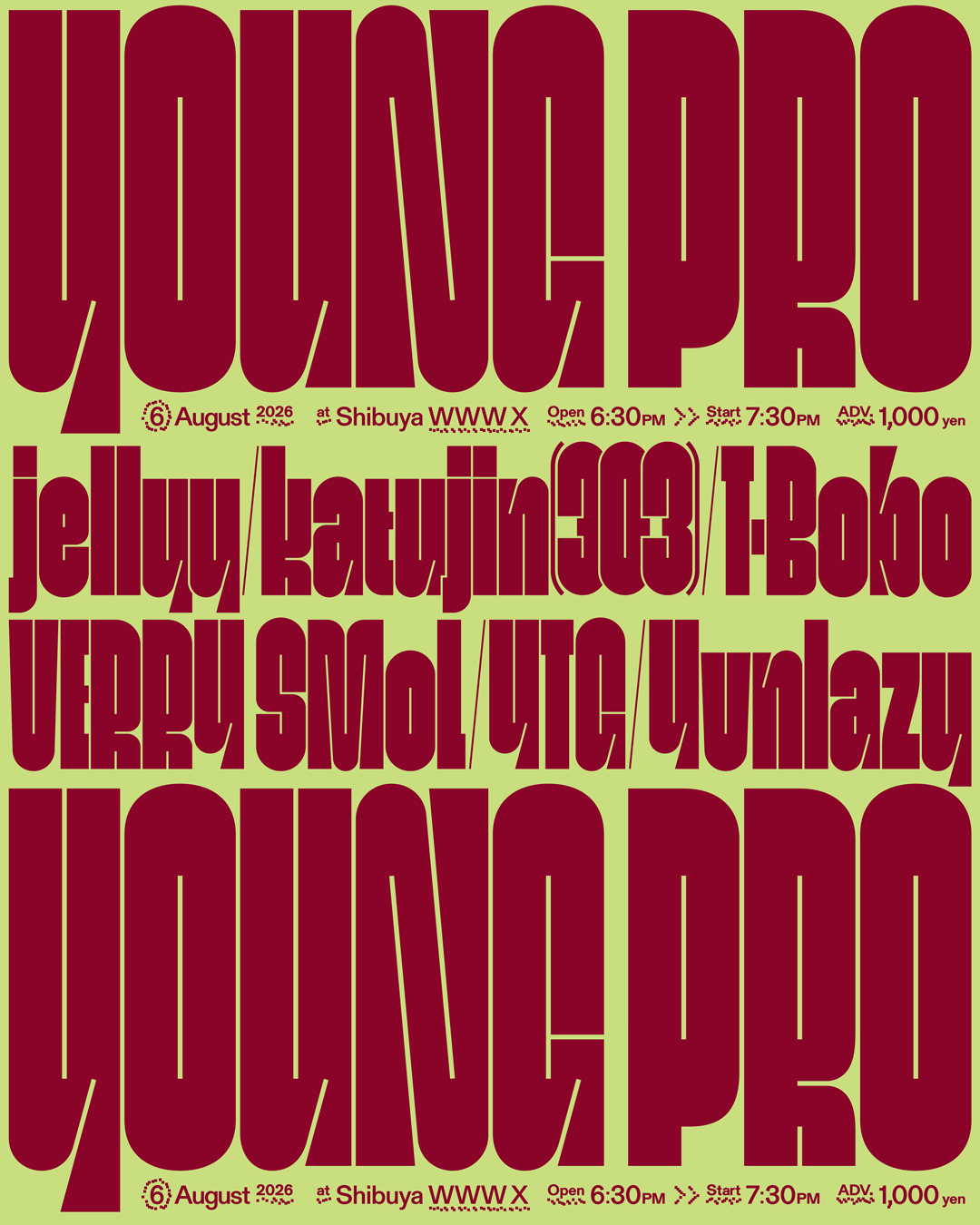 jellyy｜katujin(303)｜T-Bobo｜VERRY SMoL｜YTG｜Yvnlazy