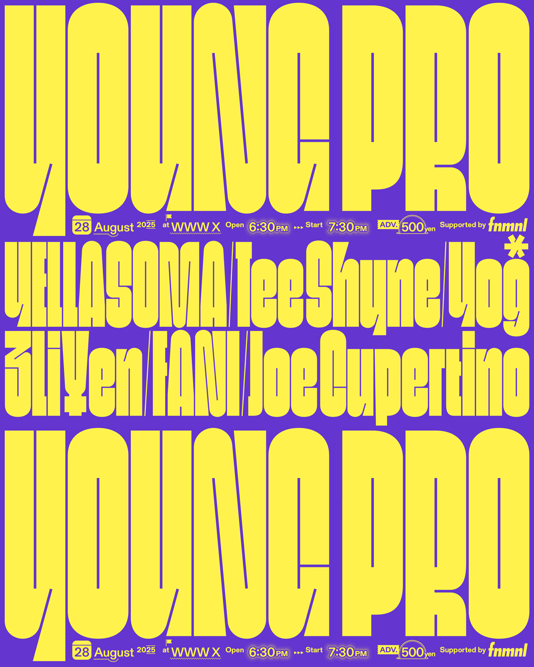 FANI / Tee Shyne / Yog* / Joe Cupertino / 3Li¥en / YELLASOMA